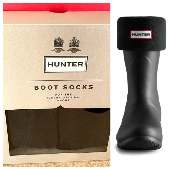 NWT Hunter Original Short Boot Fleece Socks - Picture 1 of 7